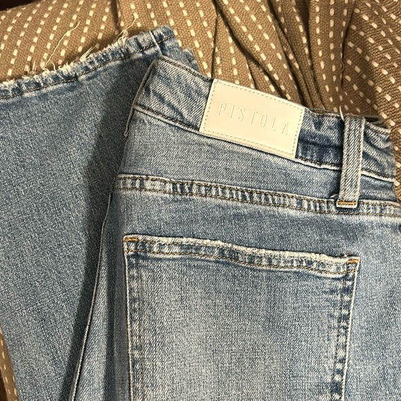 Pistola Lennon High Rise Cropped Boot in Meyer - Picture 3 of 6